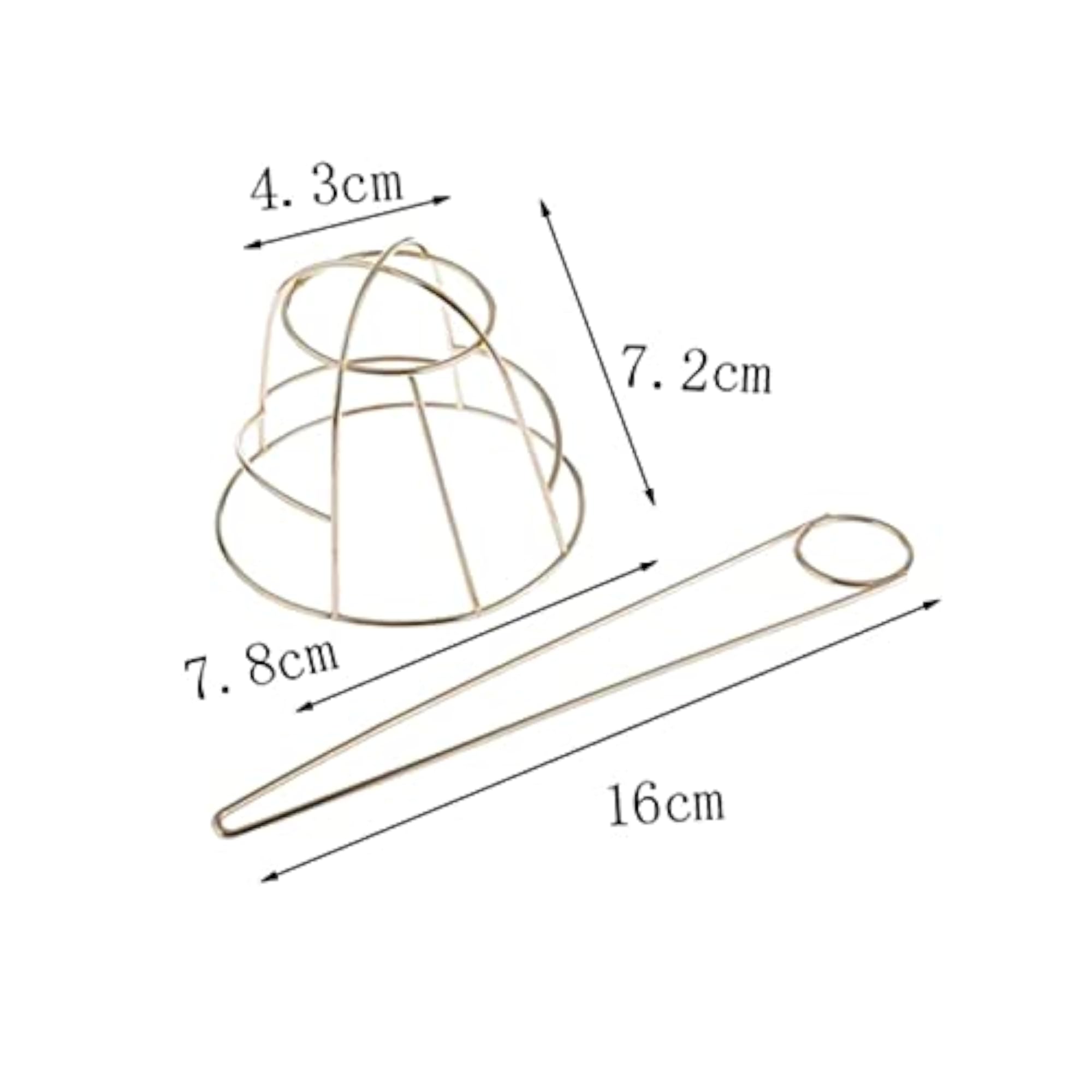 Chic Women's Bun Holder Hair Slide Clip, Gold
